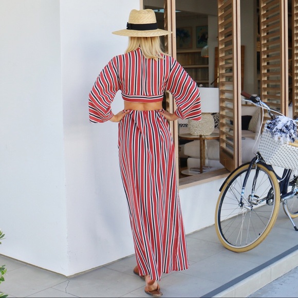 striped maxi skirt - Picture 4 of 5